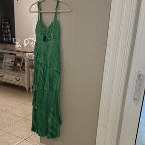 Abercrombie & Fitch Asymmetrical Green Dress
